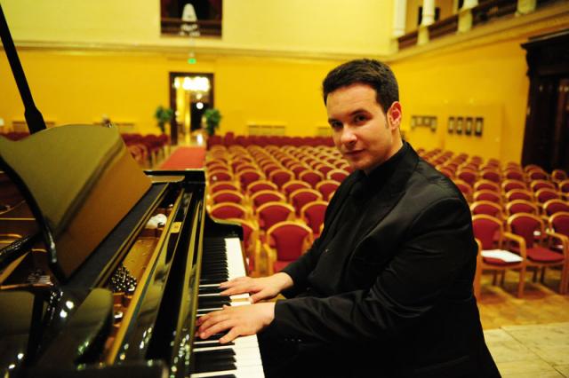 il pianista Marco Grilli in Budapest