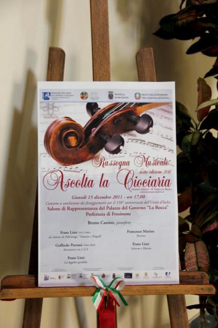 il programma del concerto 