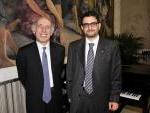 il pianista Bruno Canino ed il compositore Francesco Marino
